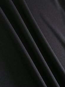 Customized Plus Size Black Crewneck T-Shirt - Personalized Sports Jersey Number Tee For Football, Basketball & Rugby Fans, Lucky Number Design, Athlete Gift, Team Sports Apparel, Big & Tall Comfort Fit, Game Day Outfit, Sports Enthusiast Gift, Anniversary/Birthday Present, Streetwear Fashion, Vintage Athletic Style, Friends Matching Jerseys, Unisex Casual Sportswear - Black - View 4