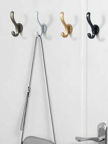 Gancio appendiabiti da parete retrò con viti, gancio da parete in metallo resistente con ventosa per cucina, bagno, appendiabiti singolo per ingresso, armadio cappotti, accessori da bagno da montare a parete