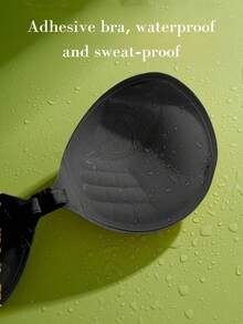 2/1 Pair Nude Reusable Invisible Breast Petals, 3cm Thickness, Suitable For Small Bust, Backless & Strapless Dresses, Bust Enhancing Bra - Multicolor - View 5