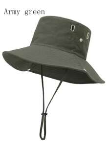 1 Piece, New, Outdoor, Waterproof, Bucket Hat, Women, Men, Foldable, Sun Hat, Summer, Vacation, Travel, Beach, Sunscreen, Fishing Hat, Men's Hat
