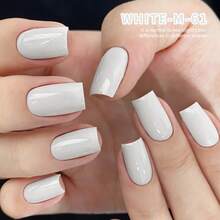 XEIJAYI 1Pc 15ML White Nail Gel Semi Permanent Nail Art Soaking UV LED Nail Salon DIY Nail Salon Gel For Spring And Summer - White - View 3