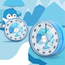 Magnetic Clock Timer Visual Timer Mechanical Kitchen Timer With Loud Alarm For Students Teachers Alarm Cooking Timer 60-Minutes