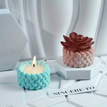 Silicone Dropper Mold Rope Candle Holder DIY Craft - random color - View 4