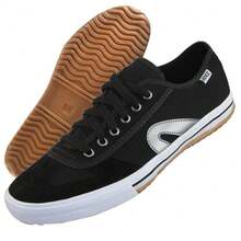 Adex Men's Sports Shoes Ideal For Futsal With Vulcanized Sole, Outdoor Activities Gym Fitness. Basic Beach Bohemian Casual Party Punk College Sporty Vintage Casual Clothing Business Outdoor Sexy Floral Print Wonderful Lolita Style New Chinese Style Y2K Country Street Folk Costume ElegantElegance Cute Western Wedding Style Chinese Wedding Style Nightclub Style Workwear Style Fabric FUTSAL SHOES COURT SPORT Beach Wedding Party Office Home Gym & Fitness Outdoor - 黑色/白色 - 查看 2