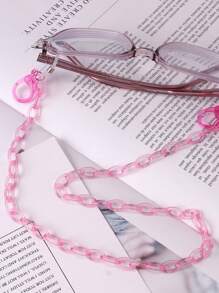New Acrylic Transparent Crystal Face Mask Chain Eyeglass Lanyard, Mask Anti-Loss Strap, Suitable For Children And Adults