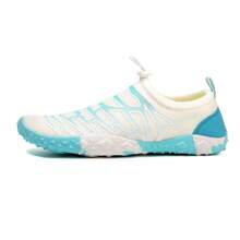1 par de zapatos acuáticos para mujer, zapatos para nadar, playa, descalzos al aire libre, suela suave antideslizante, ligeros, de secado rápido, aptos para esnorquelar, piscina, pesca, kayak, gimnasio interior