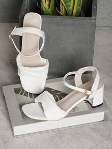 2025 Youth Prom New Style Fashion High Heel Sandals - White - View 10