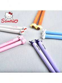 Sanrio 1PC/2PCS/Set Sanrio Kuromi's New Cute Learning Chopsticks With Melody Design, A Lovely Addition To Your Tableware Collection,School Supplies