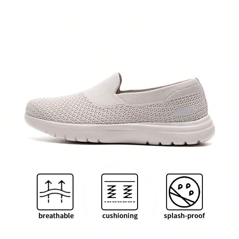 Skechers ON-THE-GO FLEX Women's Sports Shoes, Walking Shoes, Training Shoes, Shock-Absorbing And Breathable Casual Running Shoes 138270-NAT