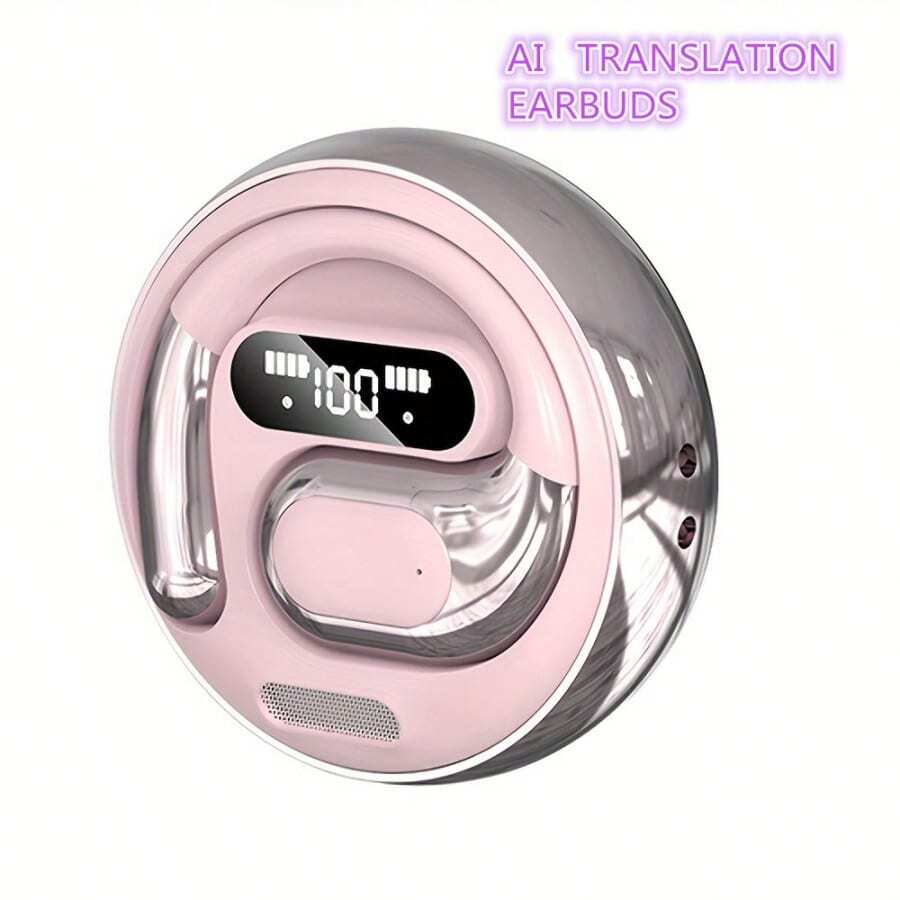 AI Translation Wireless Headphones- HIFI Sound Quality Compact Neckband  Earbuds Music Translation Zero Delay Fast Charging Long Battery Life Perfect Essential Study Business Travel Ideal Gift Fast Delivery