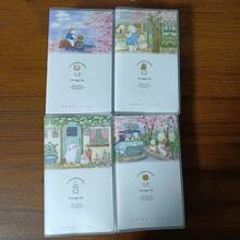 4pcs/Set Simple Thickened Plastic Cover Cute Cartoon Notebook, Suitable For Students, Portable Mini Memo Pad - Multicolor - View 13
