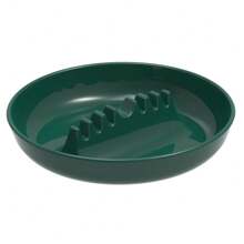 1pc Unbreakable Ceramic-Like Melamine Cigarette Ashtray, Suitable For Home, Office, Restaurant, Patio, Bar, 5 Color Options (Red, Blue, Yellow, Green, Black)