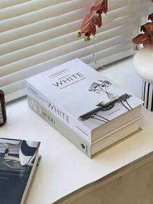 1pc/2pcs/3pcs Foldable Fashionable Home Decor Fake Books, Decorative Book Mockups Suitable For Cafe, Hotel, Home, Office, Display Room, Nordic Style Decor Props For Photography, Filming, Live Streaming - New Fashion Home - View 8