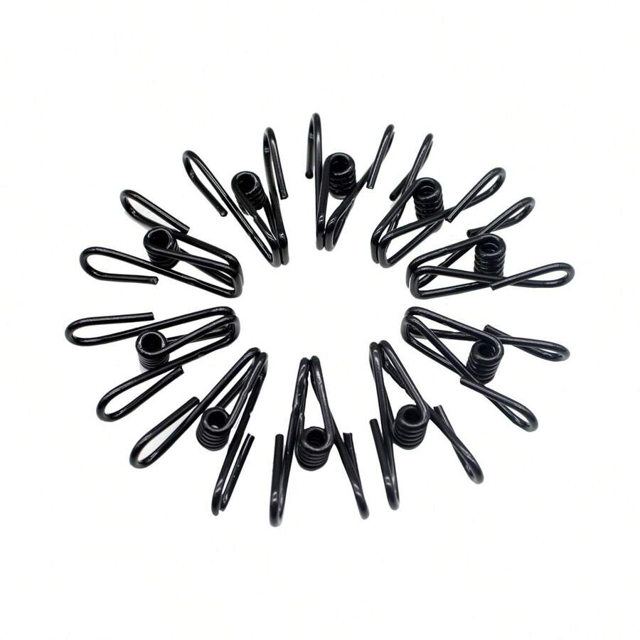 30个装食品薯片袋夹 - PVC涂层食品密封剂 - 纸巾架、晾衣绳夹（用于晾衣服）、厨房用袋、多用途衣夹