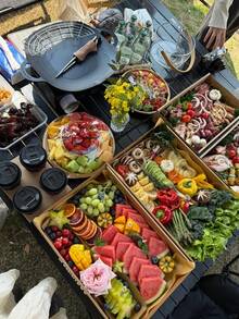 Hộp đựng cơm trưa có cửa sổ 2 chiếc/4 chiếc/6 chiếc, Hộp đựng đồ ăn ngoài trời cho tiệc nướng, trà chiều, món tráng miệng, bánh ngọt, trái cây, thích hợp đựng thực phẩm nấu chín hoặc bánh nướng xốp - Giấy - Xem 8