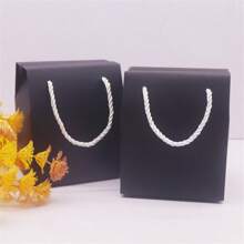 10pcs Black/Purple/White/Kraft Paper/Purple Window Hanging Rope Hand-Held Box