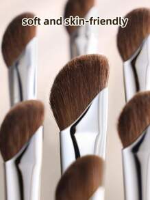 2 Pieces Nose Shadow Brush, Highlight Brush, Eyeliner Brush, Blending Brush, Contour Brush, Angled Eye Shadow Brush Makeup Brush Set, Brightening Highlight Brush, Oblique Nose Root Nose Brush, Side Shadow Brush, Contour Brush