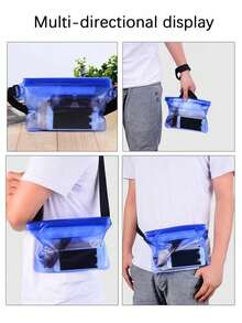 6 Stück große wasserdichte Handytasche, dreifach versiegelte wasserdichte Handytasche mit Touchscreen, geeignet für Schwimmen, Rafting und Tauchen, wasserdichte Handyaufbewahrung - hält das Handy trocken und sicher, Strandutensilien, Strandaccessoires, Pool-Schwimmhilfe