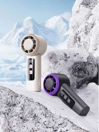100-Speed Mini Fan Stepless Speed Regulation Turbine Portable Fan High-Speed Violent Handheld Small Fan,Holiday Essentials