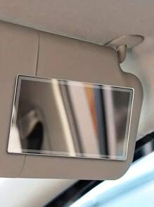 1pc Stainless Steel Car Sun Visor Mirror