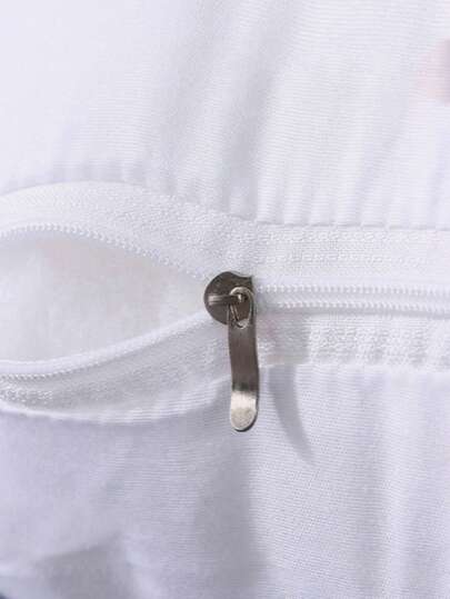 1pc Pure Wit Kussen Insert, Size Options, Bedroom, Hotel, Motel, Sofa, Zachte Com table, Fluffy view 5