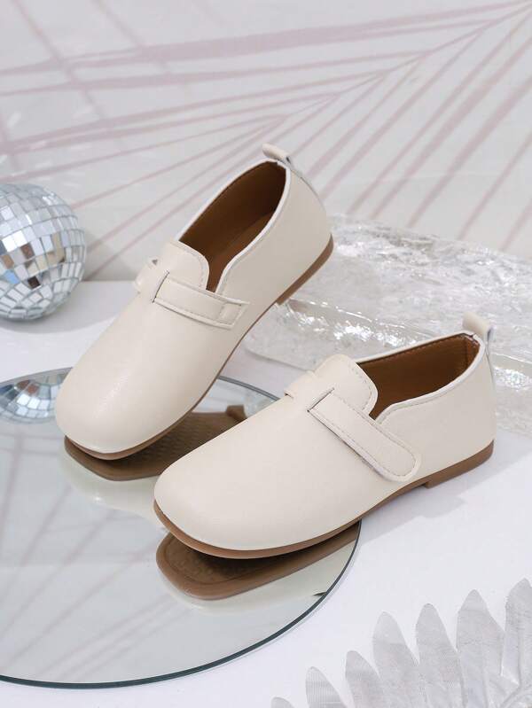 1 par de zapatos de ballet planos ajustables para niñas y niños, de punta redonda, suela de TPR antideslizante, cómodos y ligeros, apropiados para niños de 5 a 14 años, para la escuela, fiestas y ocasiones formales