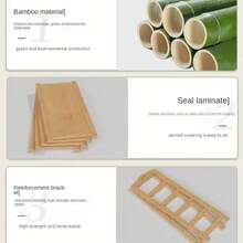 3-6 Layers BAMBOO SHOE FOOTWEAR RACK ORGANISER WOODEN STORAGE SHELVES STAND SHELF UNIT - Wood Color - View 10