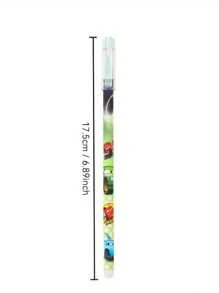Sanrio Disney Car Neutral Pens, New Blue Doll Straight Pole Erasable Neutral Pen, Cartoon Hooded Needle Tube Water Pen Creative Stationery, High Aesthetic Erasable Water Pen Student Stationery, Perfect Graduation Gift, Birthday Gift Back To School