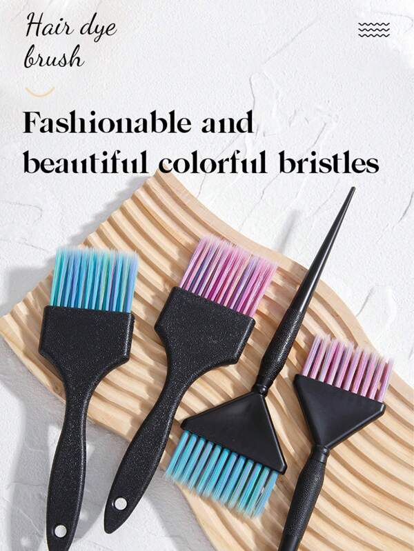 1Pc Color Brushes For Hair Stylist With Tips For All Over Color, Highlights, Balayage, And Root Touch Ups,Hair Dye Brush, Hair Color Brush, Color Brushes For Hair Stylist, Hair Color Applicator Brush Hair Dying Brush Set Hair Salon Supplies Color Tint Brushes For Salon Use Home DIY Dyeing