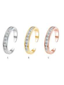 1pc Minimalist Luxury Adjustable Toe/Foot Knuckle Ring, Stylish And Sexy - Foot Ring - View 1