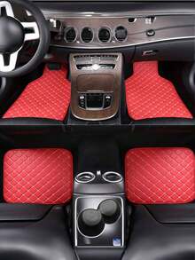 4件套/2件套通用汽车脚垫套装 - 防水防滑，适用于轿车、SUV、卡车 | 重型防护 | 易于清洁（覆盖前后排座椅）