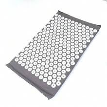 Cojín masajeador, estera de masaje para Yoga, acupresión, alivia el dolor, estrés, espalda, dolor corporal, estera con puntas, estera de acupuntura y juego de almohadas - Neblina azul - Ver 11