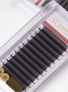 12 Rows 0.07 C/D/L Curl SHANEL YY 3DW 4DW Clover Lashes 8-15mm Automatic Flowering Premade Duoble Tips YY Handmade YY Cilios Type Natural Volume Eyelashes Extension