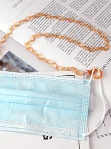 New Acrylic Transparent Crystal Face Mask Chain Eyeglass Lanyard, Mask Anti-Loss Strap, Suitable For Children And Adults