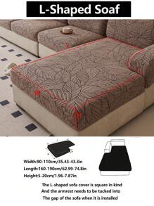 1 pièce Housse de canapé élastique antidérapante à enveloppe complète, housse de coussin de canapé universelle 4 saisons, jeté de canapé épaissi en tissu, lavable en machine, anti-poussière, compatible animaux de compagnie, décor d'intérieur, s'adapte aux canapés d'angle réglables pour chambre à coucher, bureau, salon 1/2/3/4 places