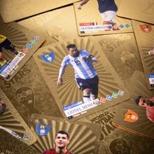 Banpresto 55 pezzi Carte di stelle sportive in scatola impermeabile, carte da collezione, accessori per fan, piccoli regali, decorazioni per fan, regalo festivo