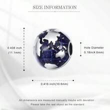 Easvnya New Hot-Selling Silver-Color Star & Moon Fully Studded Beads Series, Stereo Design Exquisite & Fashionable, DIY Jewelry Making Kit Suitable For Bracelet & Necklace, Fit For Charming Fashionable Women, Everyday Wear Or Special Occasion Decoration, Or Valentine's Day/Birthday Gift - Multicolor - View 7