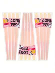 Three-Box Portable Box Pre-Rolled Cone Ultra-Thin Slow Burning With Tip Roll Paper Portable Tapered Roll Paper Lovers Gift Novelty Party Gift Gift For Friends Spring Outdoor Items, Pre-Rolled Filter Paper Accessories Lightweight