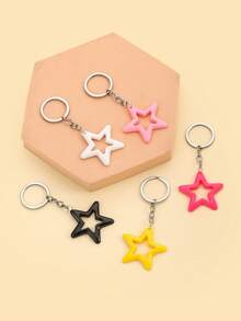 مجموعة جديدة من سلاسل المفاتيح الاكريليكية الملونة والمجوفة بشكل نجمة خماسية، زينة للسيارة والحقيبة بألوان الحلوى، هدية إبداعية للصديقة، إكسسوارات للهاتف والسيارة، هدايا للمناسبات، عناصر ترويجية، تميمة للحقيبة، ملحقات مدرسية جوثية كيوت Y2K، هدايا عيد المعلم، سلاسل معرف للحقيبة، ملحقات السيارة، تميمة للحقيبة، هدايا عيد الميلاد، هدايا للأخت