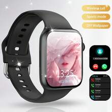 Smart Watch, Wireless Calling /Dial, Multi -Sport Mode, Calling Reminder And Rejection, SMS Reminder, Custom Wallpaper,For Ios/Andriod - Black - View 2