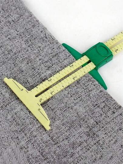 1pc High-Quality 5-In-1 Nancy Measuring Sewing Tool Kit, Includes Sliding Gauge Ruler, Markable Tool For Home Sewing, Quilting, Crafts - Durable Materials, Measurement Guide Markings, Multi-Function Sewing Accessories