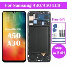 Incell LCD Compatible With Galaxy A10 A12 A13 4G A13 5G A21S A14 A20 A32 5G A30S A30 A50 A70 A52 A31 A51 A71 LCD Display With Touch Screen Digitizer With Frame Screen Replacement Parts