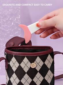 mulynsie Multifunctional Makeup Eyeliner Stencil, 1pc Eyeliner Assistant, Silicone Eyeliner Template ,Silicone Reusable Waterproof Tool For Liner Makeup Brush Pen Stamp Thin Sharpener Cat Eyes Smoky Eye Small Angled Wing Tip, Aid Eyeliner Molds Guide Template For Quick And Easy Makeup, Real Beginners Techniques Eye Shadow Lines Gel Eyebrow Pomade Black