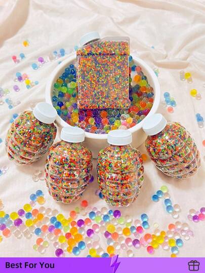 100000pcs Colorful Jelly Water Gel Beads, Vase Filler Beads, Water Beads, Plant Hydroponics Beads, Vases Don't Need To Be Watered Often After Use, Suitable For Floating Candle Making, Vase Filler, Soil-Less Growing, Home Decor, Valentine's Day, Thanksgiving Day Decor, Wedding Centerpiece, Flower Arrangement, Vase Filler (It Will Become Bigger After Absorbing Water) Gifts Birthday Graduation Room Decor Flower Vase Glass Vase