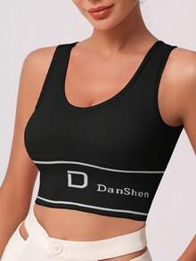 2pcs Women Sports Bra Wire-Free Full Coverage Breathable - Multicolor - View 3