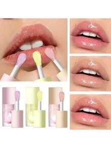 Gege Bear 大头刷水晶果冻水果味唇油保湿淡化唇纹唇部护理 - 彩色 - 查看 6