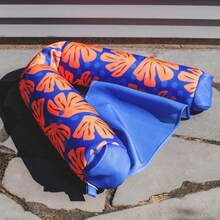 Shaka Sling XL Pool Float, Doubled-Sided Mesh, Quick Draining Fabric, No Inflation Needed, Sweet Shells Berry - Sweet Shells Berry - View 4