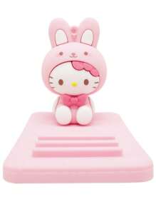 Sanrio 1 pezzo Supporto per telefono o tablet con figure di personaggi Kawaii di Hello Kitty e Kuromi, decorazione da scrivania a forma di personaggi anime, regalo di compleanno