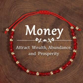 Pulsera bohemia de cristal natural rojo, trae riqueza y prosperidad - el regalo ideal para amigos, familia y parejas, adecuado para todas las ocasiones, diseño inspirador