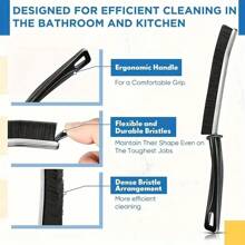 Hard Bristle Gap Cleaning Brush, 6-Piece Set Gap Cleaning Brush, Small Cleaning Brush, Tile Gap Cleaning Brush, Household Narrow Gap Cleaning Tool, Suitable For Bathrooms And Kitchens